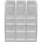 Deflecto Pamphlet Holders, 12 Pocket, 15-3/4"x5"x19-3/4", Gray DEF52809 - alternate 3
